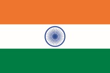 Landesfahne Indien