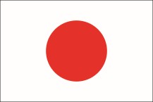 Flagge Japans