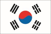 Flagge Südkoreas