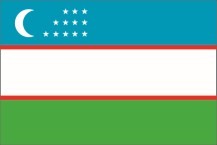 country flag of Uzbekistan