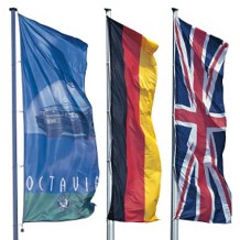 Fidschi Inseln Hissflagge im Querformat mit, Union Jack und Wappen – Fahnen  Koessinger GmbH