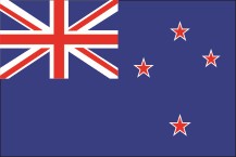Die aktuelle Flagge von Neuseeland
