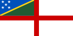 Die Seekriegsflagge der Salomonen