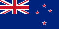 historische Fahne Samoas von 1914 bis 1922
