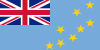 historische Fahne Tuvalus von Oktober bis Dezember 1995