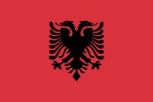 flag of Albania