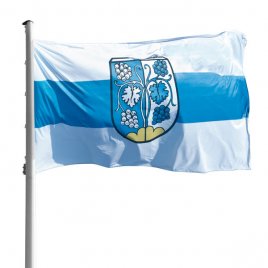 Hissflagge mit Gemeindewappen