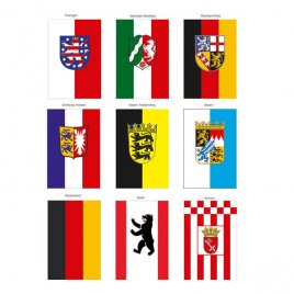 table banners of German states and Germany