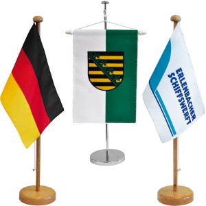 Tischbanner Tischfähnchen und Tischbanner Länder, Bundesländer oder Sondermotiv
