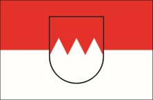 Flagge mit Frankenwappen