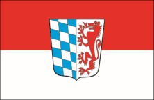 Niederbayern Fahne mit Wappen