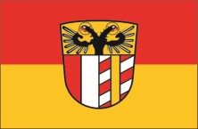 Schwabenfahne mit Wappen