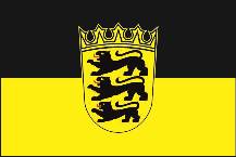 Landesflagge Bundesland Baden-Württemberg