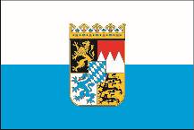 Landesflagge Bundesland Bayern