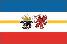 Landesflagge Bundesland Mecklenburg-Vorpommern