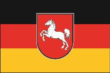 Landesflagge Bundesland Niedersachsen