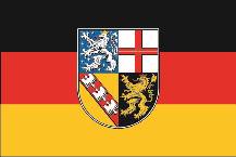 Landesflagge Bundesland Saarland
