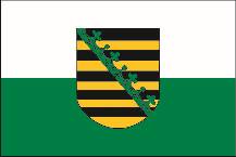 Landesflagge Bundesland Sachsen