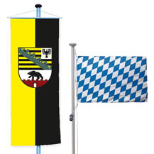flags and banners of all German states