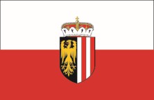 Austrian state flag of Oberösterreich