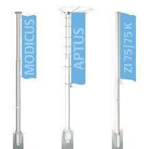 Aluminium flagpoles