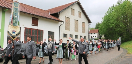 Der Festverein beim Festumzug