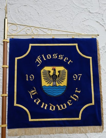 Die neue Standarte der Flosser Landwehr