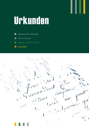 Coverbild unseres Urkundenkataloges