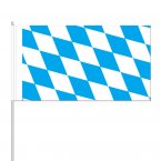 paper flag with Bavarian rhombs