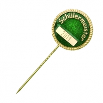 shooting club pin Schülermeister with engraving field