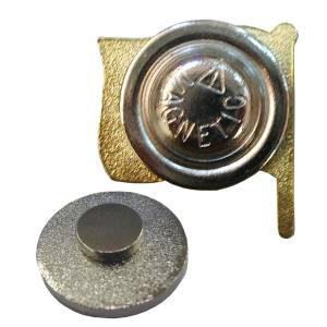 Magnete zur Befestigung von Metallabzeichen