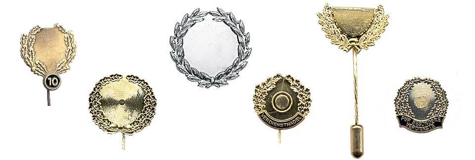 Jubiläumskränze für Metallabzeichen