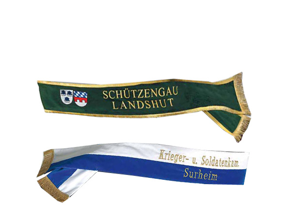 shoulder sashes