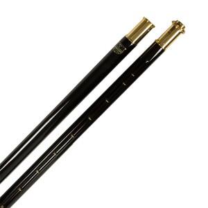 Flag pole made of wood with black lacquer Flag pole made of wood, lacquered black