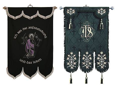 Examples for mourning banners
