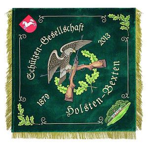 Shooting club flag of an association from Nordrhein-Westfalen