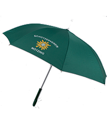 auch Sonnen- oder Regenschirme können veredelt werden Schirme